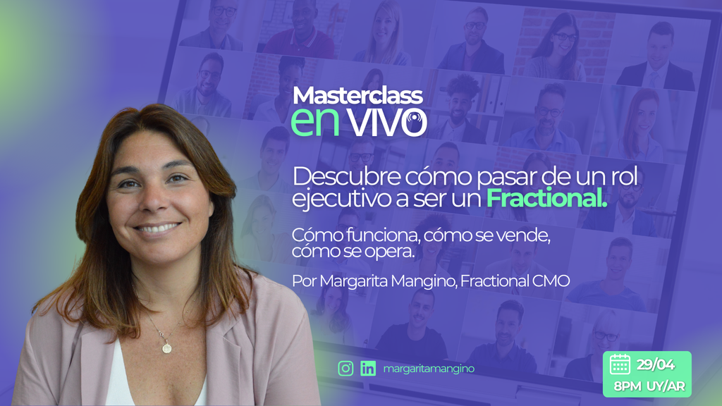 MasterClass: De Rol Ejecutivo a Fractional